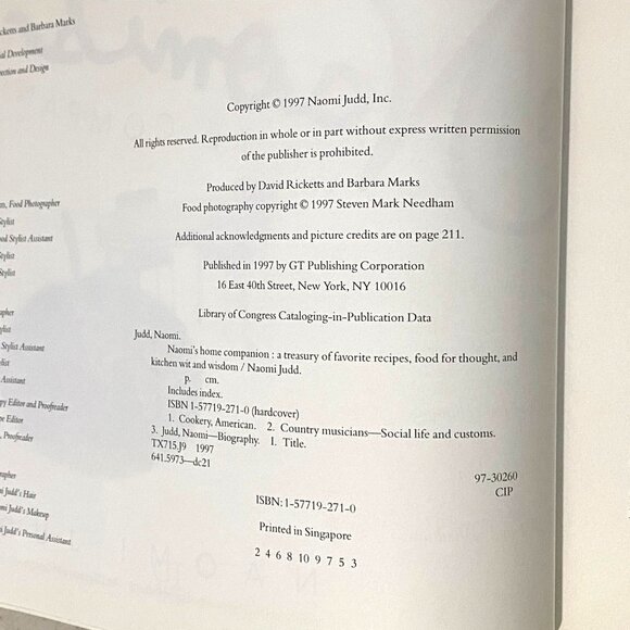 Naomi's Home Companion Hardcover Judd Southern Cooking Recipes Country Humor Vtg - Picture 7 of 11